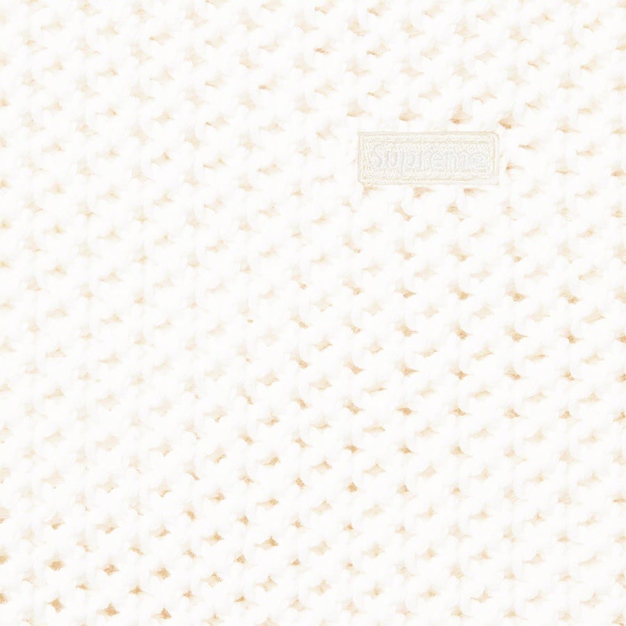 Details on Open Knit Small Box Sweater White from spring summer
                                                    2022 (Price is $138)
