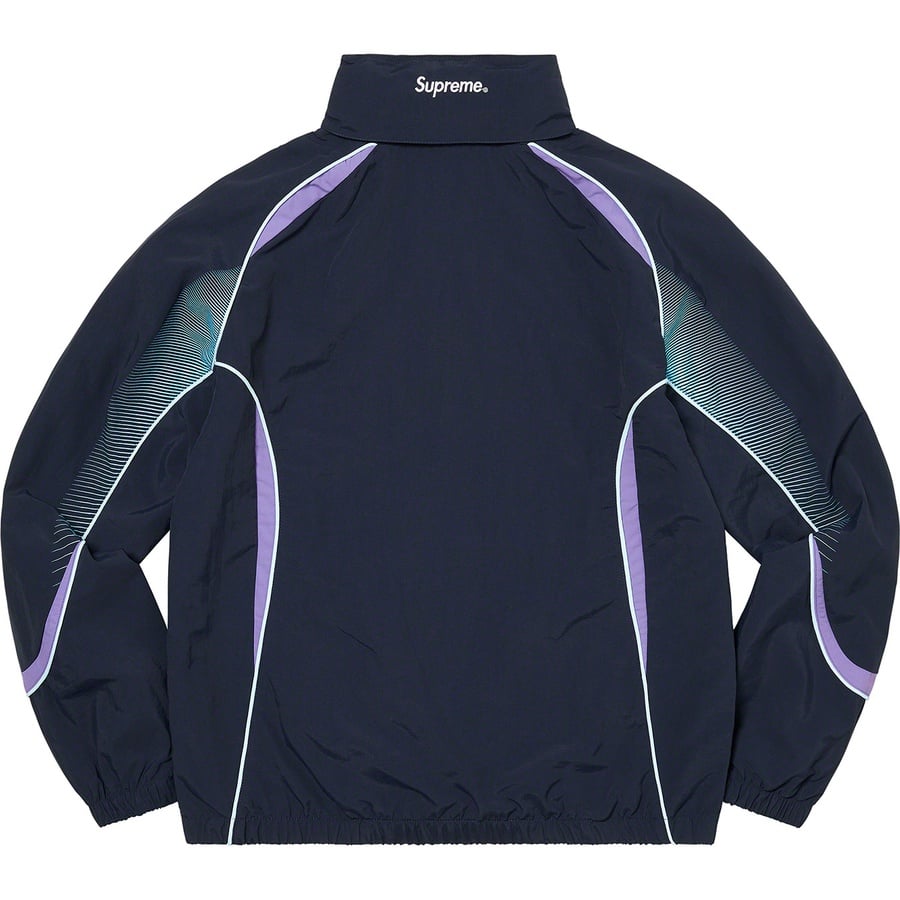 Details on Supreme Umbro Track Jacket Navy from spring summer
                                                    2022 (Price is $188)