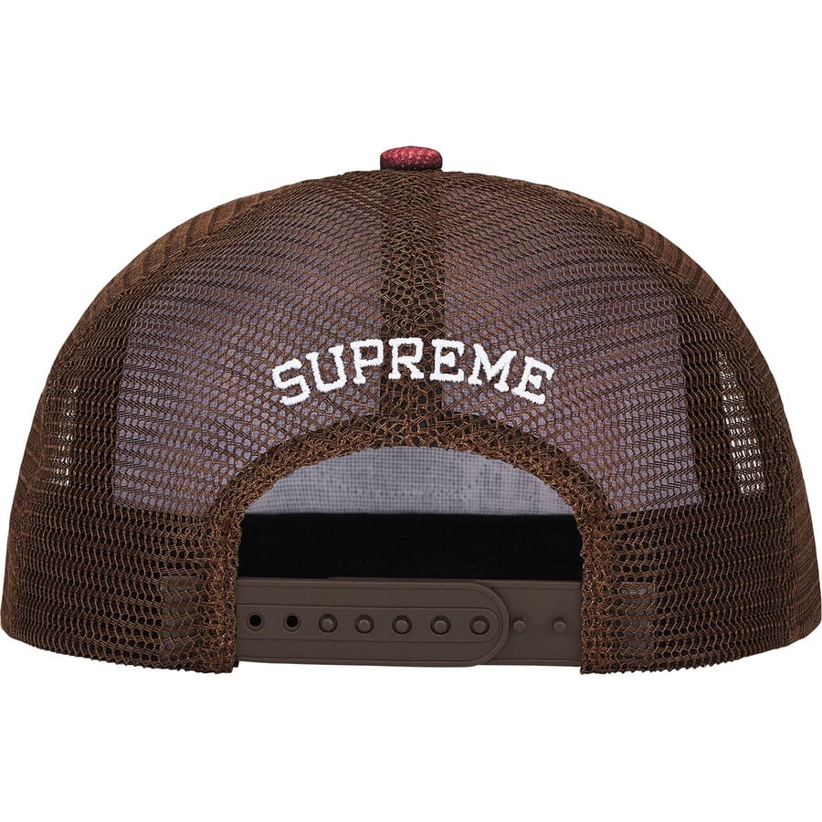 Details on Gradient Jacquard Denim Mesh Back 5-Panel Tan from spring summer
                                                    2022 (Price is $48)