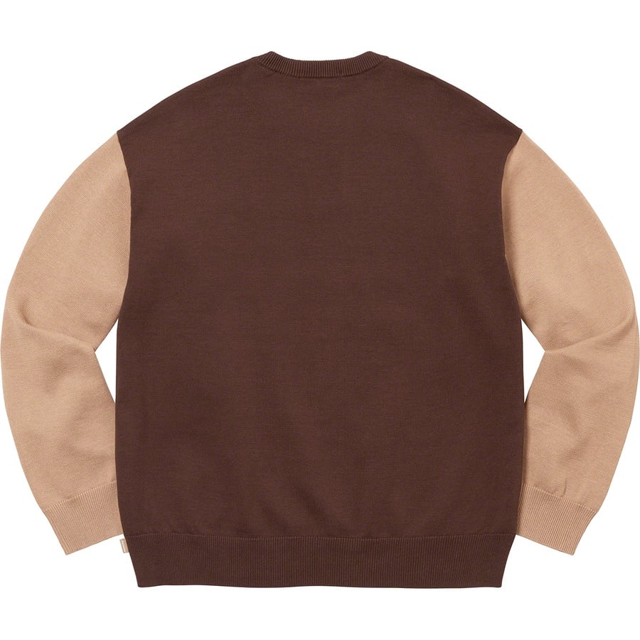 Details on 2-Tone Sweater Light Brown from spring summer 2022 (Price is $138)