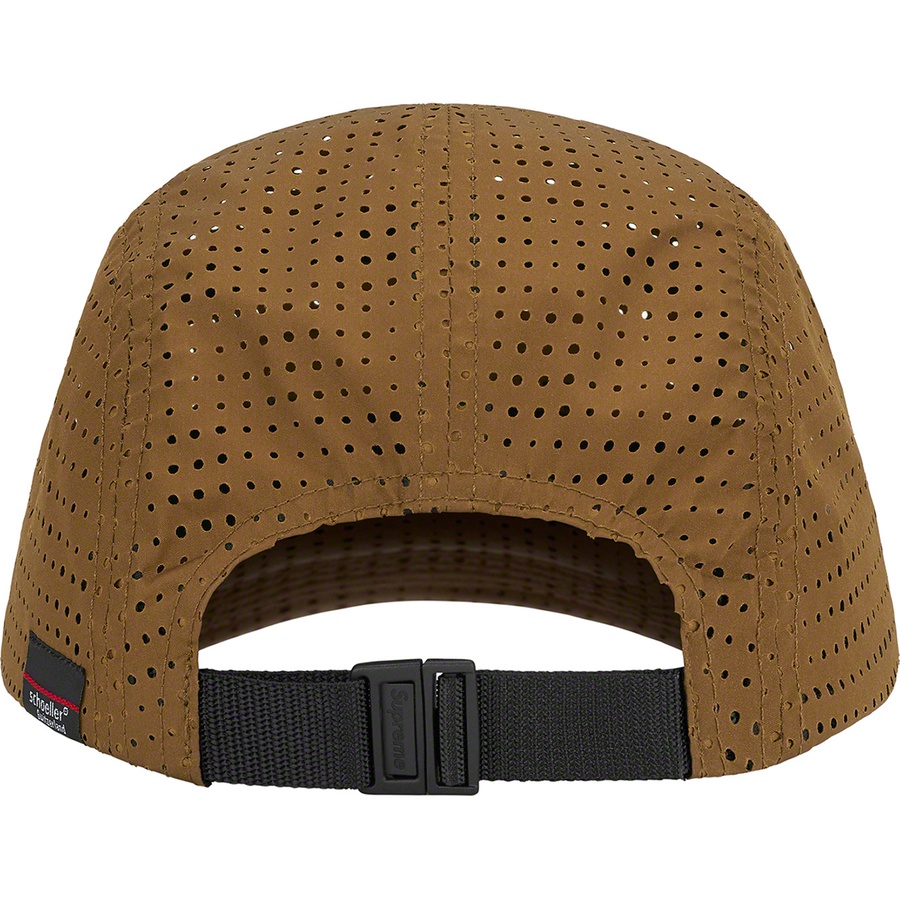 Details on Perforated Camp Cap Olive Brown from spring summer 2022 (Price is $48)