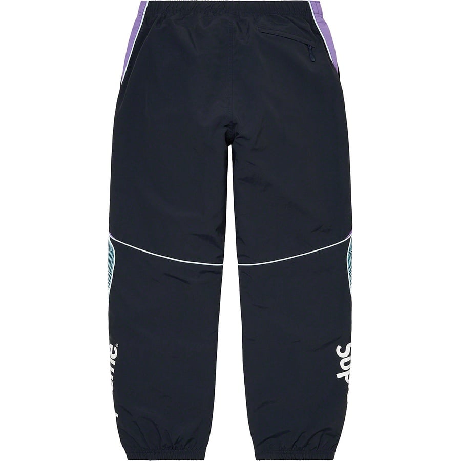 Details on Supreme Umbro Track Pant Navy from spring summer 2022 (Price is $158)