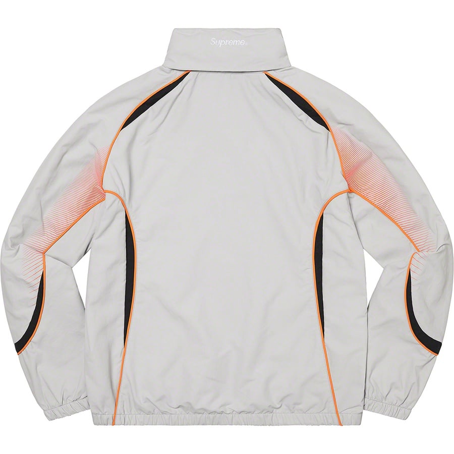Details on Supreme Umbro Track Jacket Grey from spring summer 2022 (Price is $188)