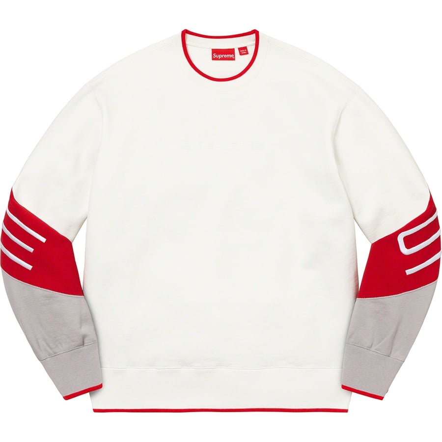 Details on Stretch Crewneck White from spring summer 2022 (Price is $148)