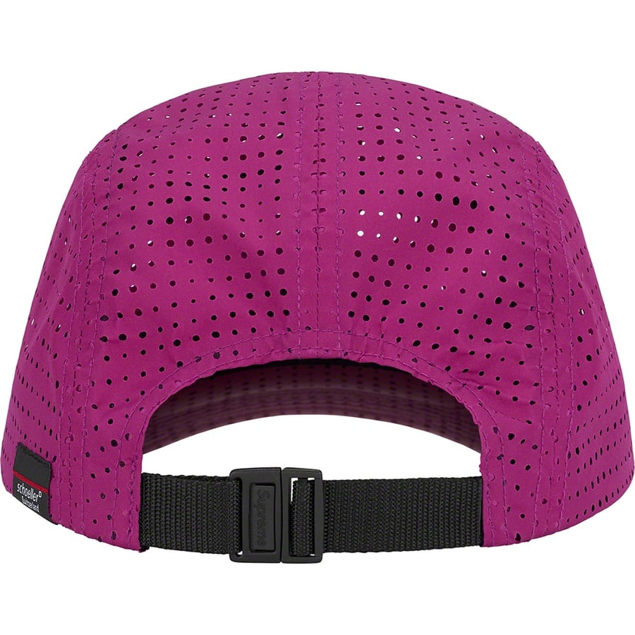 Details on Perforated Camp Cap Magenta from spring summer
                                                    2022 (Price is $48)