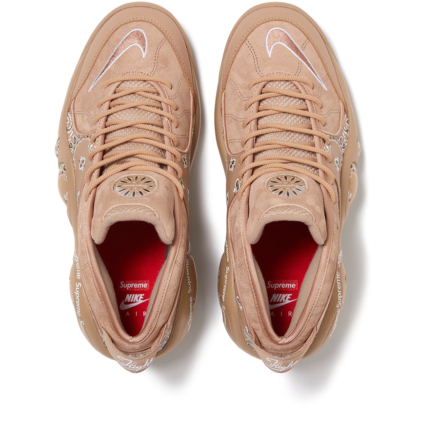 Details on Supreme Nike Zoom Air Flight 95 Tan from spring summer
                                                    2022 (Price is $178)