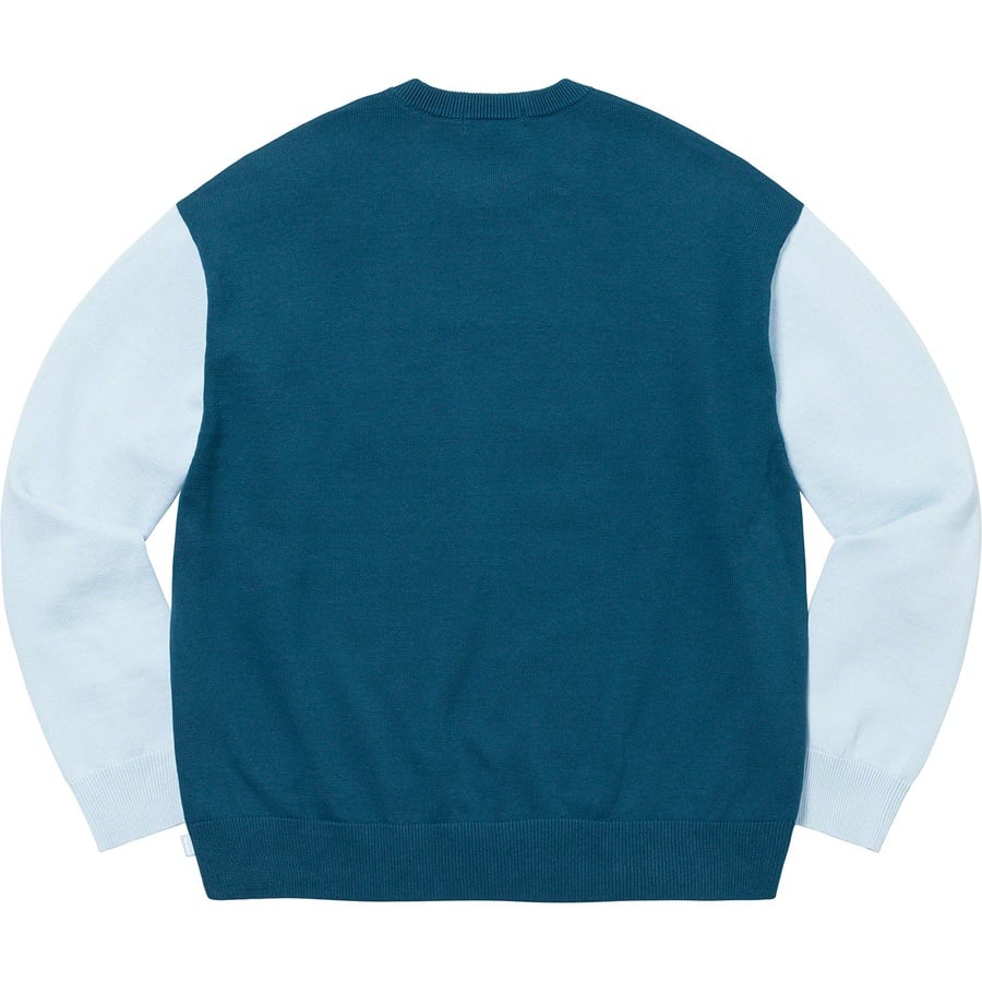 Details on 2-Tone Sweater Light Blue from spring summer
                                                    2022 (Price is $138)