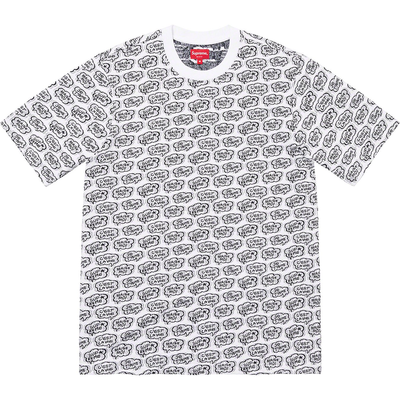 Word Bubble Jacquard S S Top - spring summer 2022 - Supreme