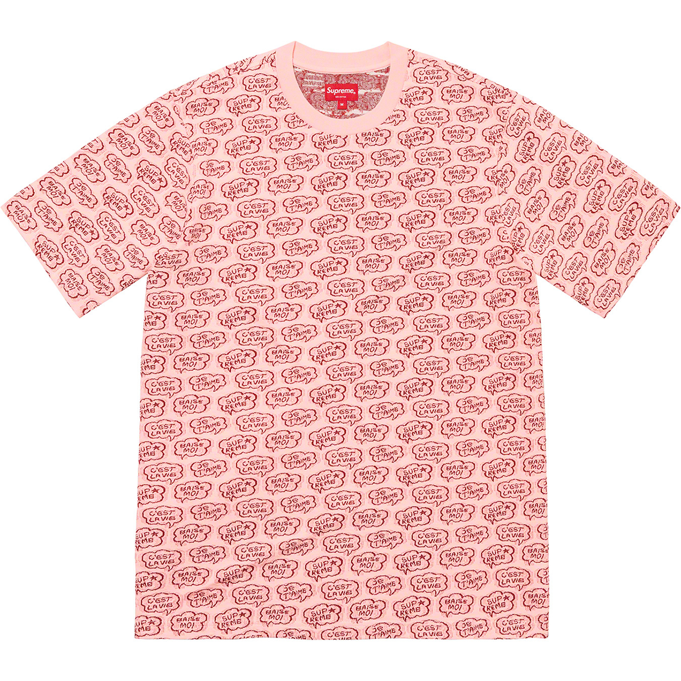 Word Bubble Jacquard S S Top - spring summer 2022 - Supreme