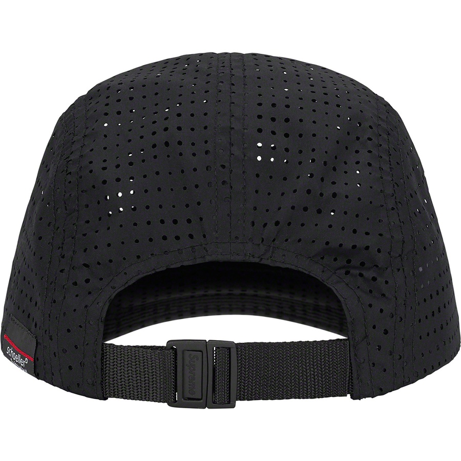 Supreme Perforated Camp Cap (SS22) - Black - $48