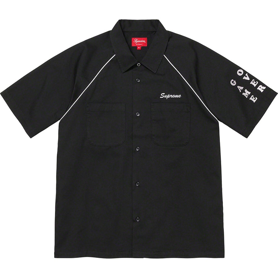 Details on Fuck Everything S S Work Shirt Black from spring summer
                                                    2022 (Price is $128)