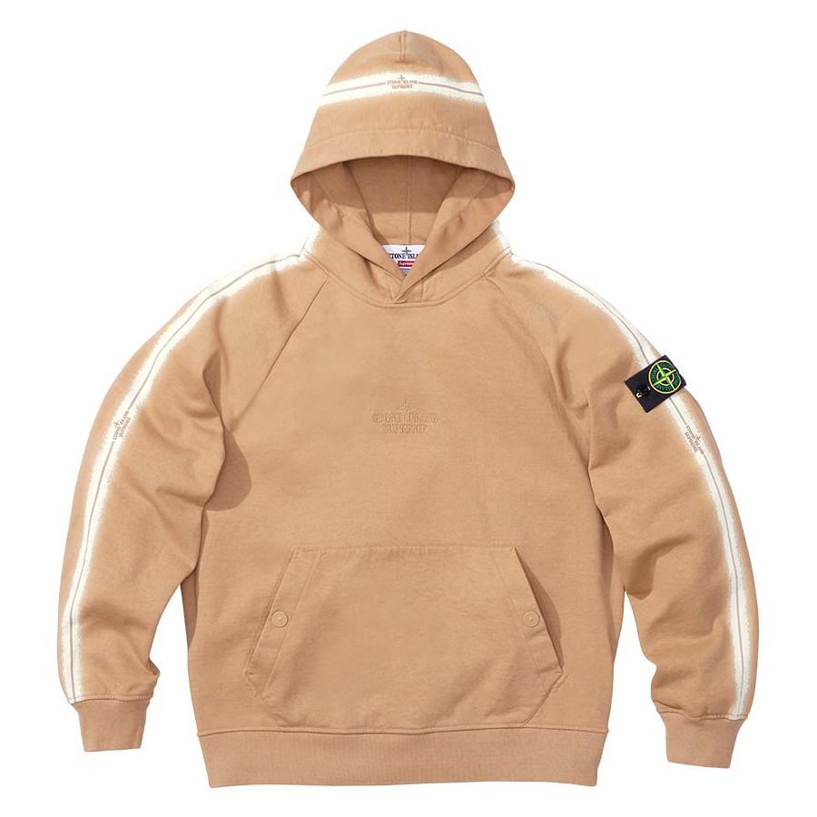 Details on Supreme Stone Island Stripe Hooded Sweatshirt  from spring summer
                                                    2022 (Price is $348)