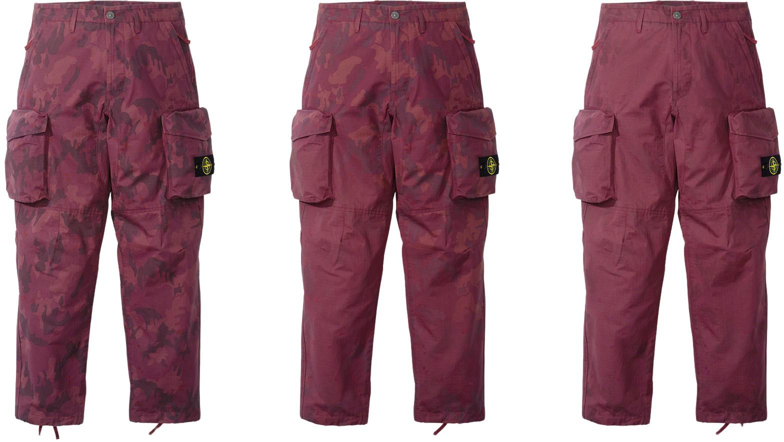 Stone Island Reactive Ice Camo Ripstop Cargo Pant - spring