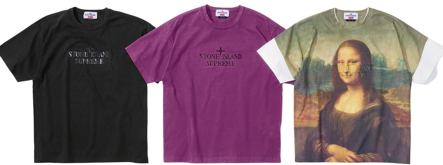 Supreme Stone Island S/S Top Mona Lisa L