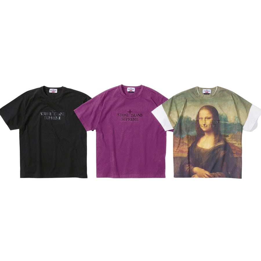 Supreme Stone Island S/S Top Mona Lisa L