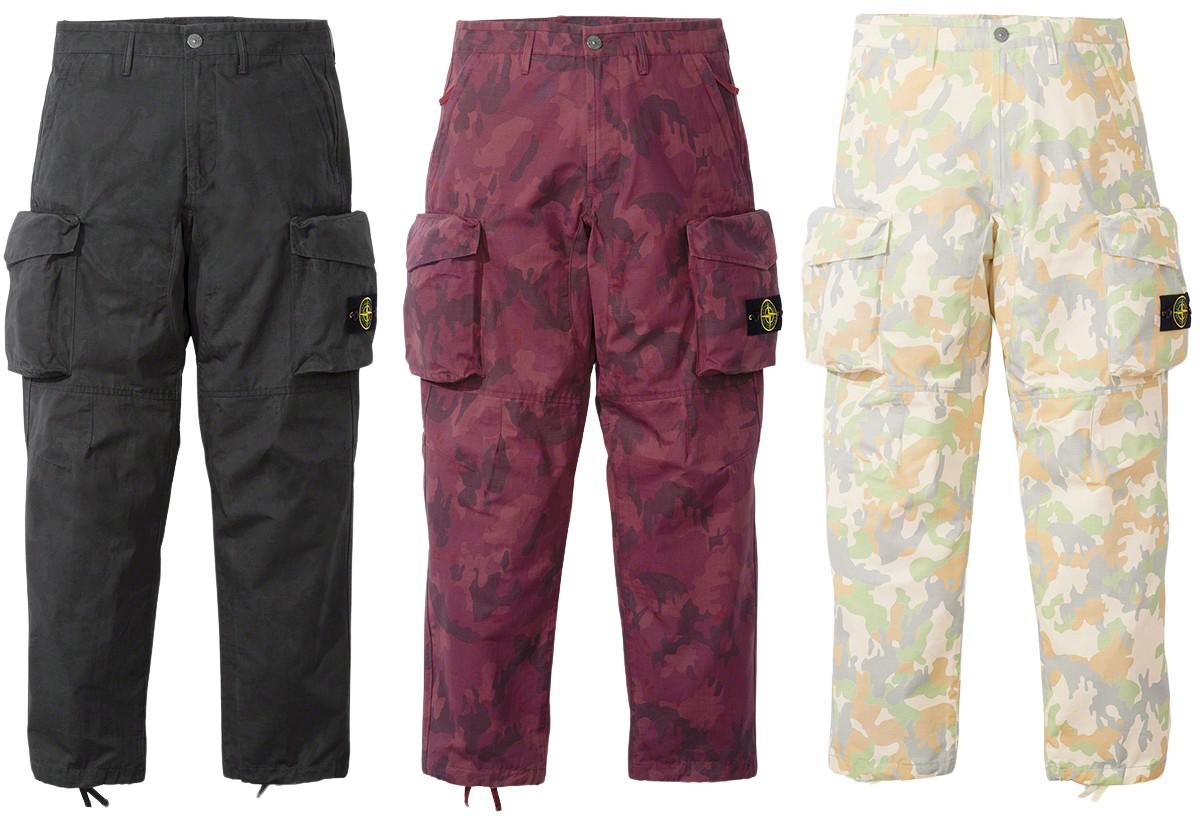 Stone Island Reactive Ice Camo Ripstop Cargo Pant - spring summer