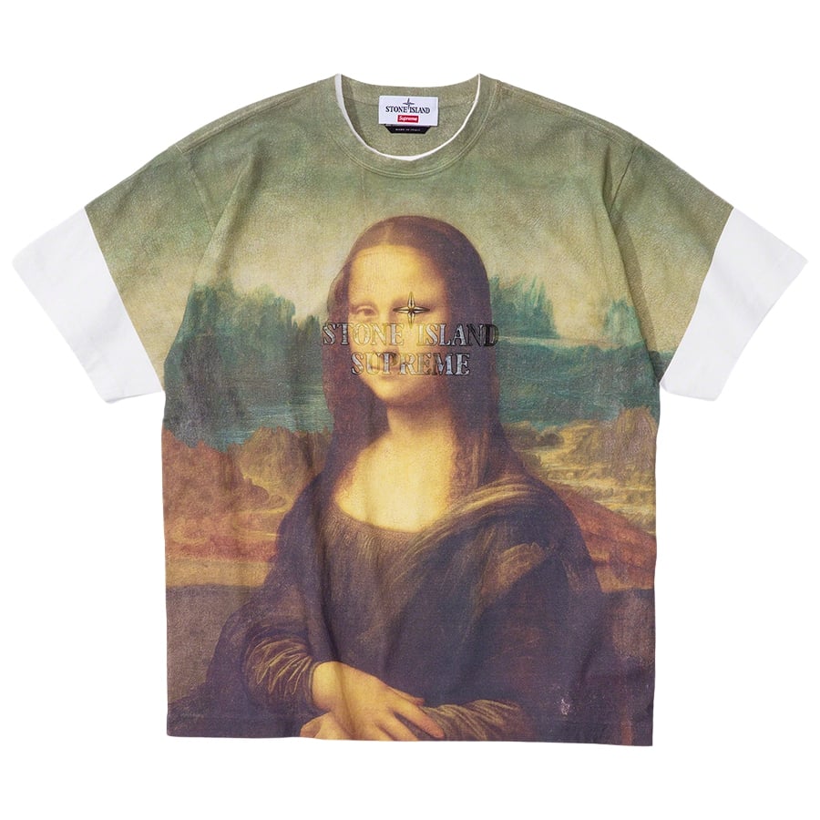 Details on Supreme Stone Island S S Top (Mona Lisa) from spring summer
                                            2022 (Price is $168)