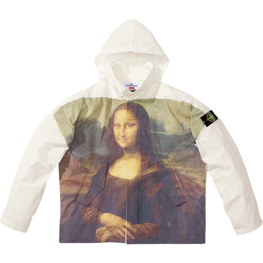 Details on Supreme Stone Island Cotton Cordura Shell Jacket (Mona Lisa) from spring summer
                                            2022 (Price is $698)