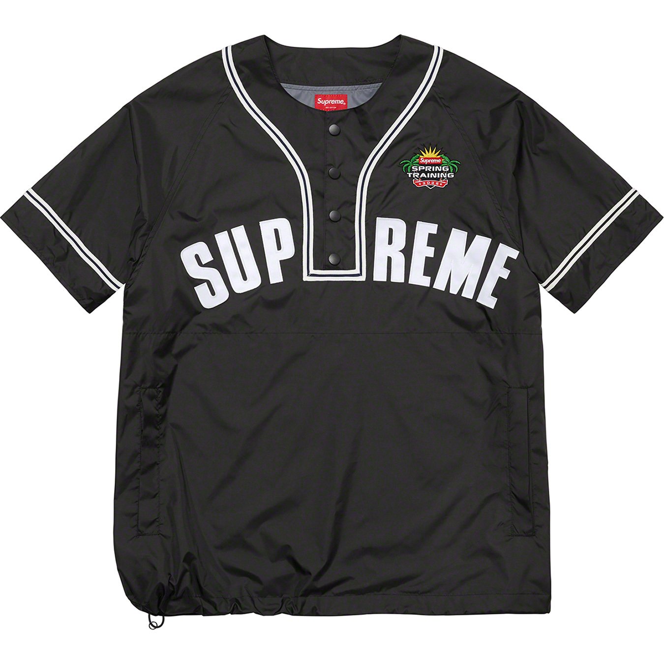 Snap-Off Sleeve L S Baseball Top - spring summer 2022 - Supreme