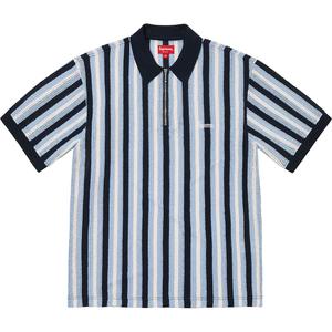 Open Knit Stripe Zip Polo - spring summer 2022 - Supreme