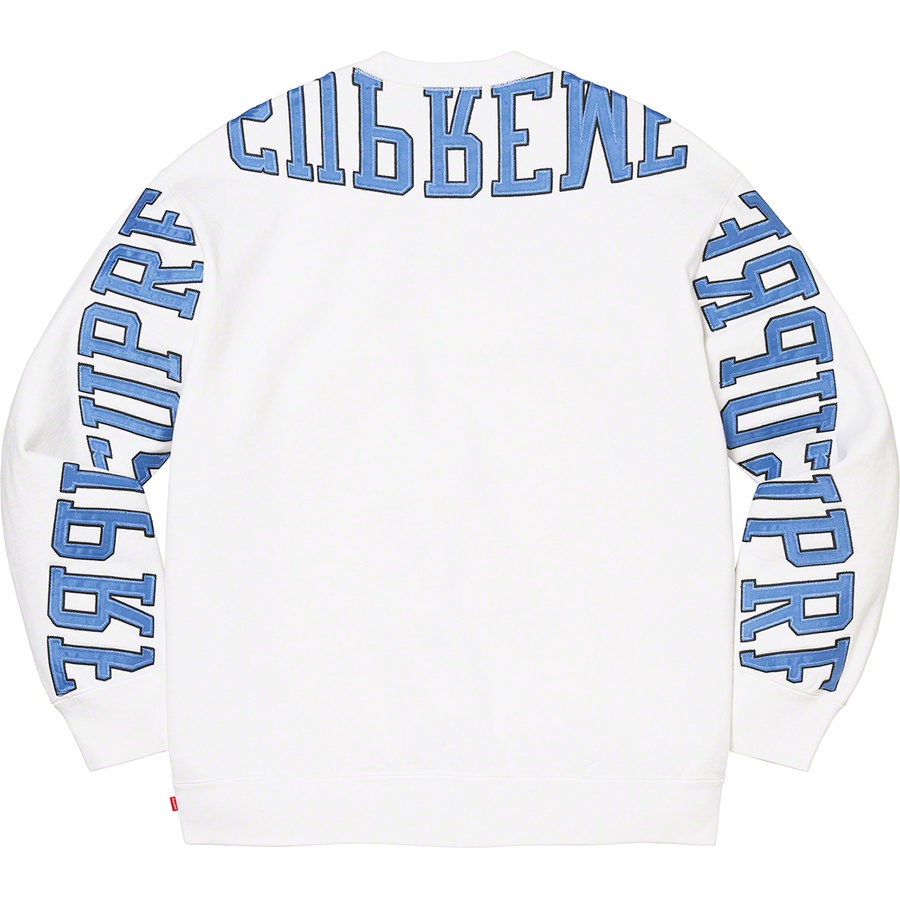 Details on Multi Arc Crewneck White from spring summer
                                                    2022 (Price is $158)