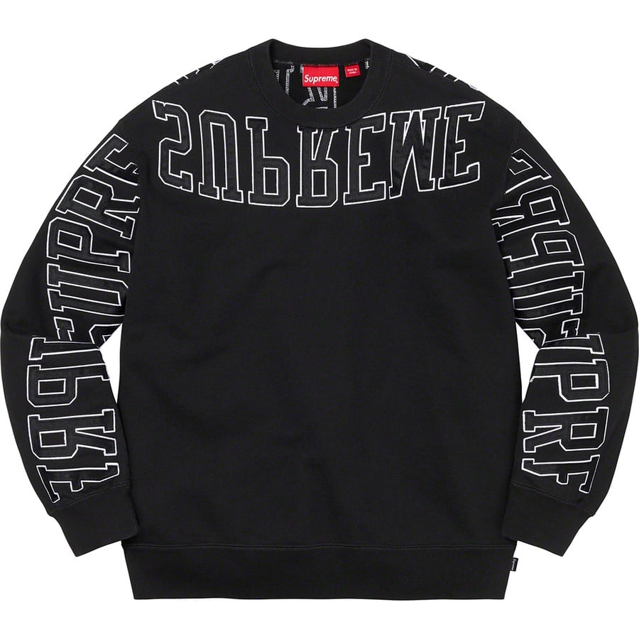 Details on Multi Arc Crewneck Black from spring summer 2022 (Price is $158)