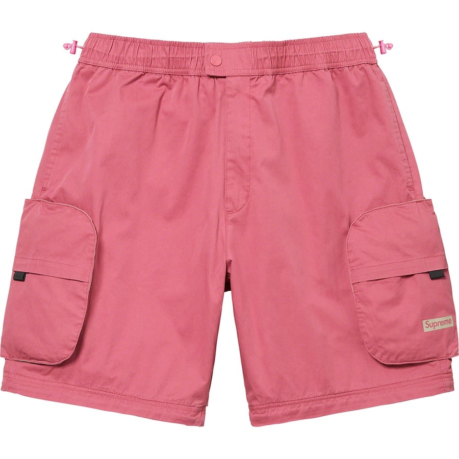 Details on Cargo Zip-Off Cinch Pant Dusty Pink from spring summer 2022 (Price is $148)