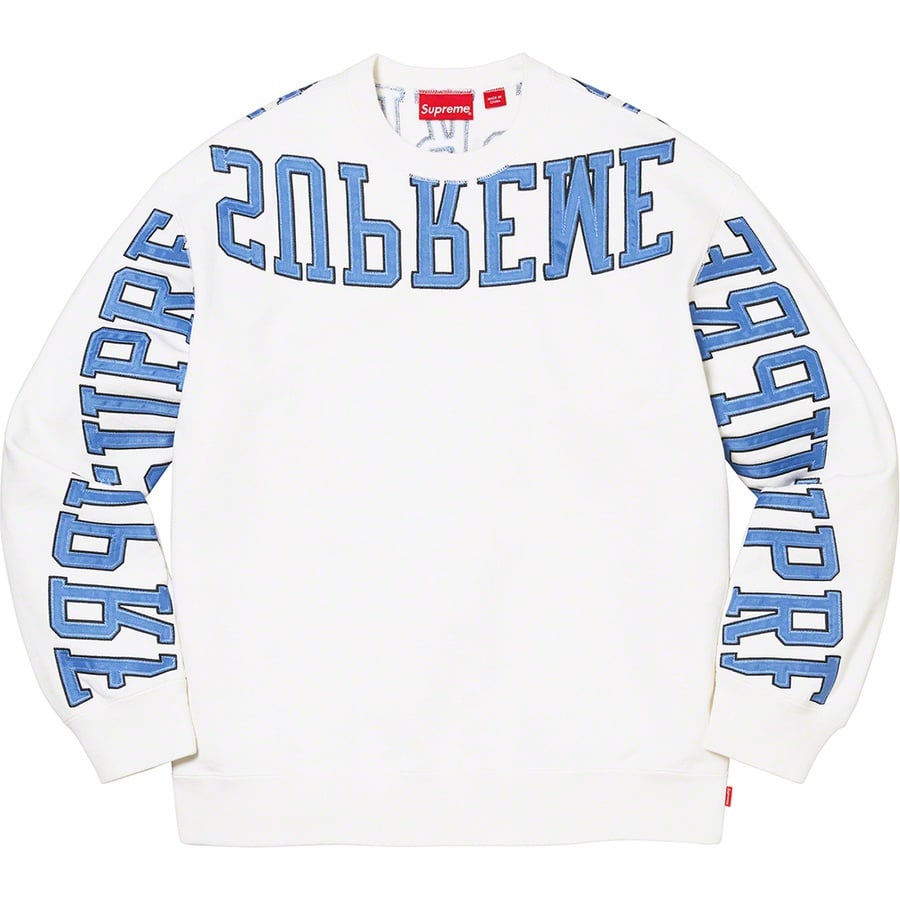 Details on Multi Arc Crewneck White from spring summer
                                                    2022 (Price is $158)