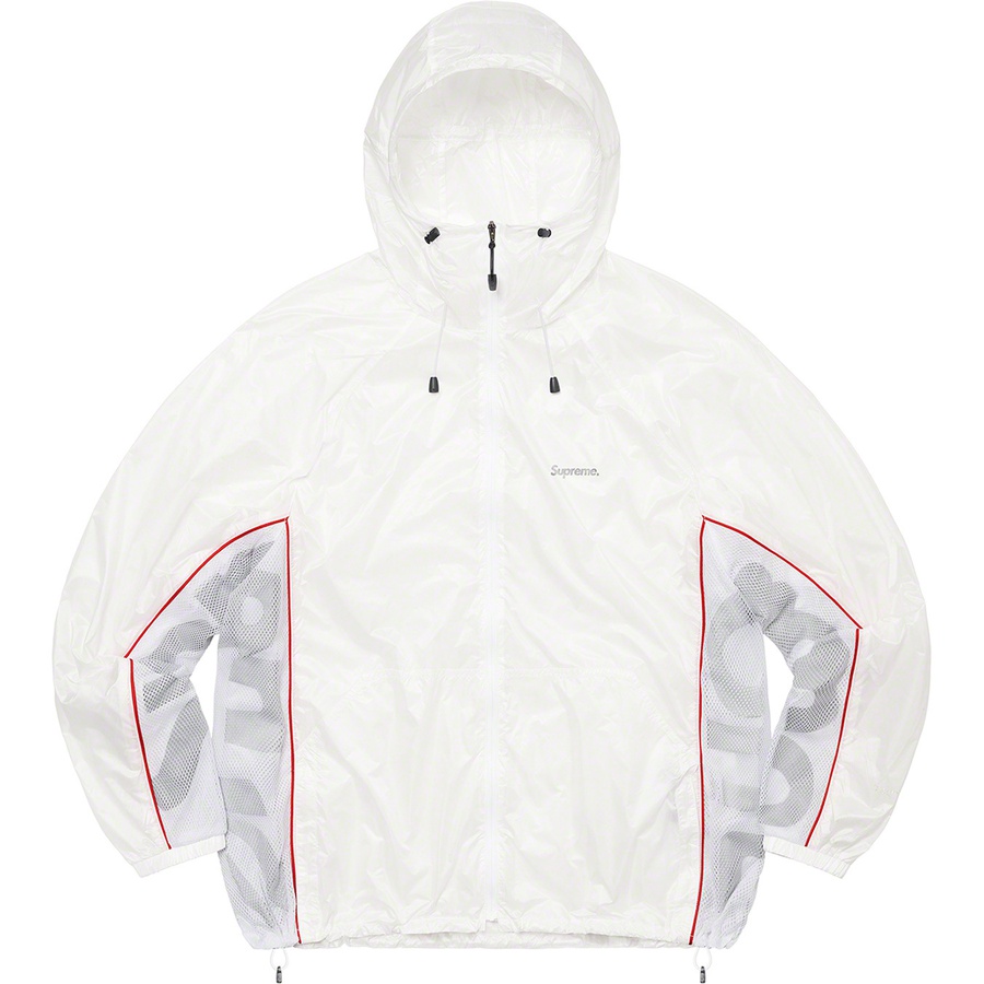 Details on Ripstop Hooded Windshell White from spring summer
                                                    2022 (Price is $178)