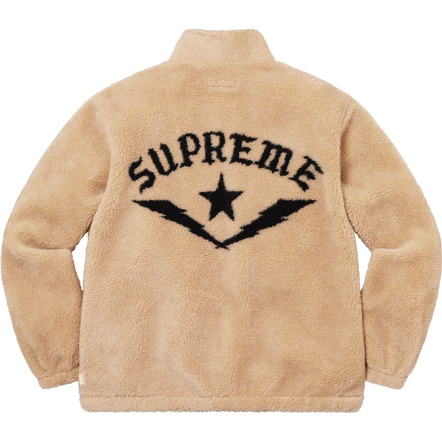 Details on Star Fleece Jacket Natural from spring summer
                                                    2022 (Price is $198)