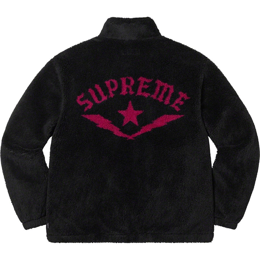 Details on Star Fleece Jacket Black from spring summer 2022 (Price is $198)