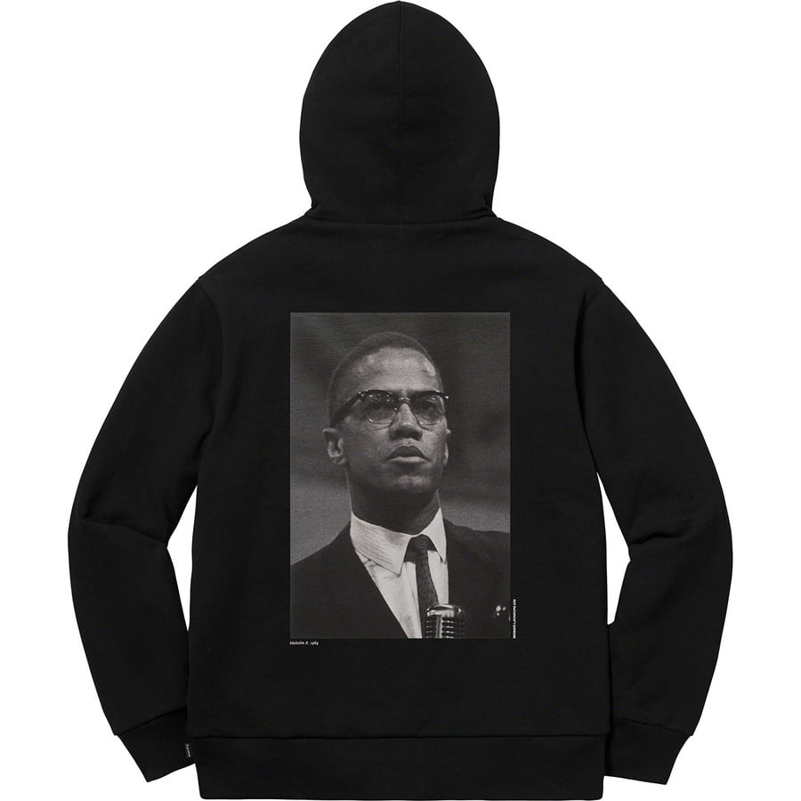 Details on Malcolm X Hooded Sweatshirt Black from spring summer
                                                    2022 (Price is $168)