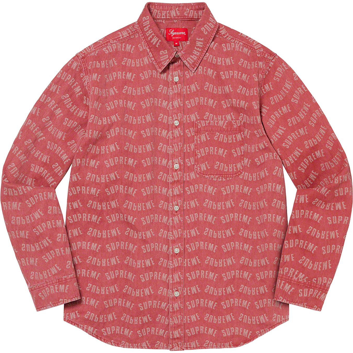 Arc Jacquard Denim Shirt - spring summer 2022 - Supreme