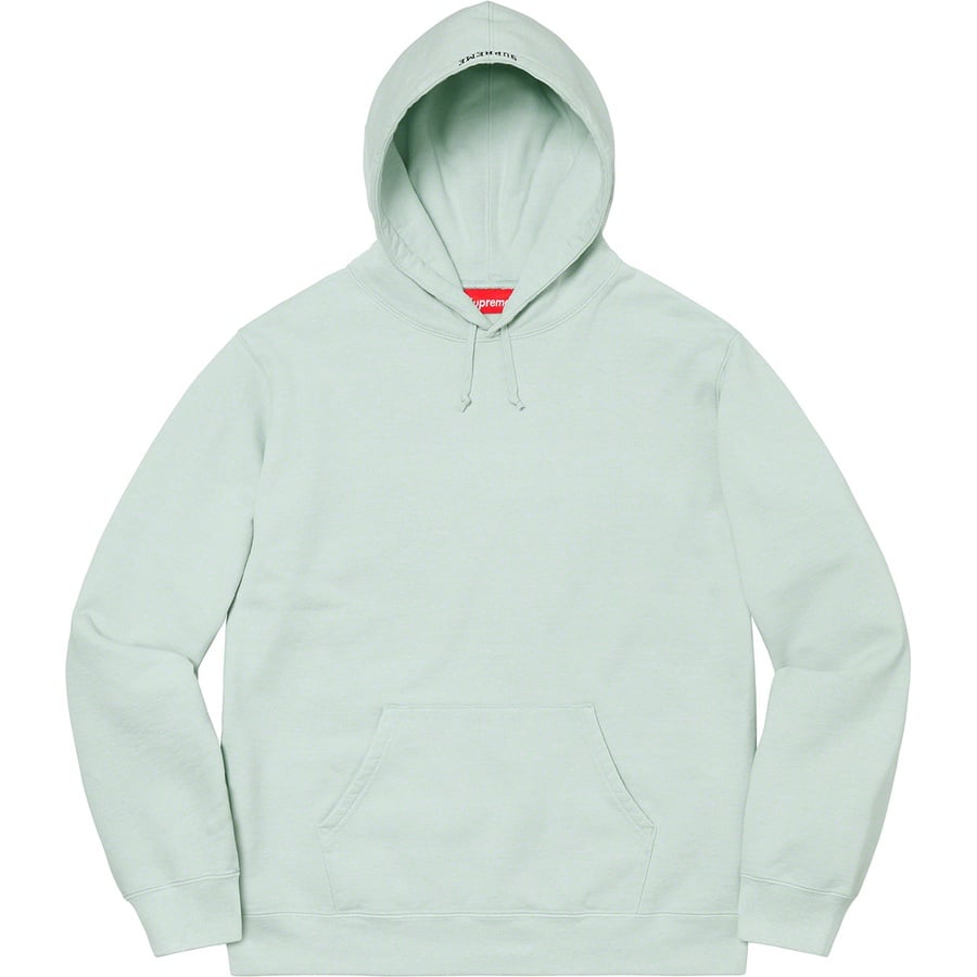 Details on Malcolm X Hooded Sweatshirt Pale Mint from spring summer
                                                    2022 (Price is $168)