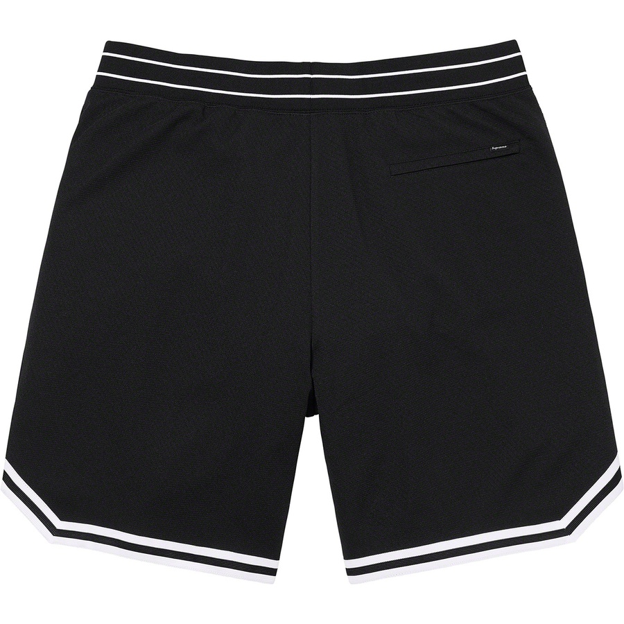 Details on Faux Croc Basketball Short Black from spring summer 2022 (Price is $110)