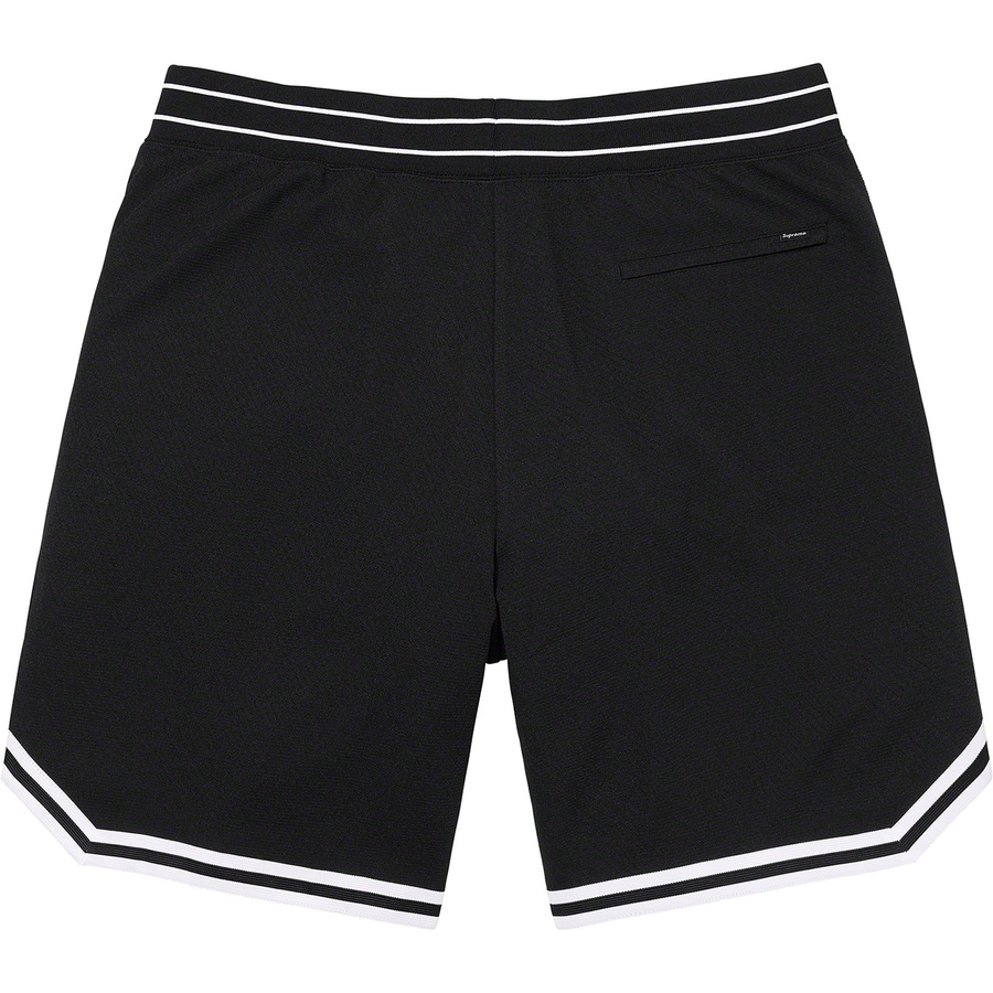 Details on Faux Croc Basketball Short Black from spring summer
                                                    2022 (Price is $110)