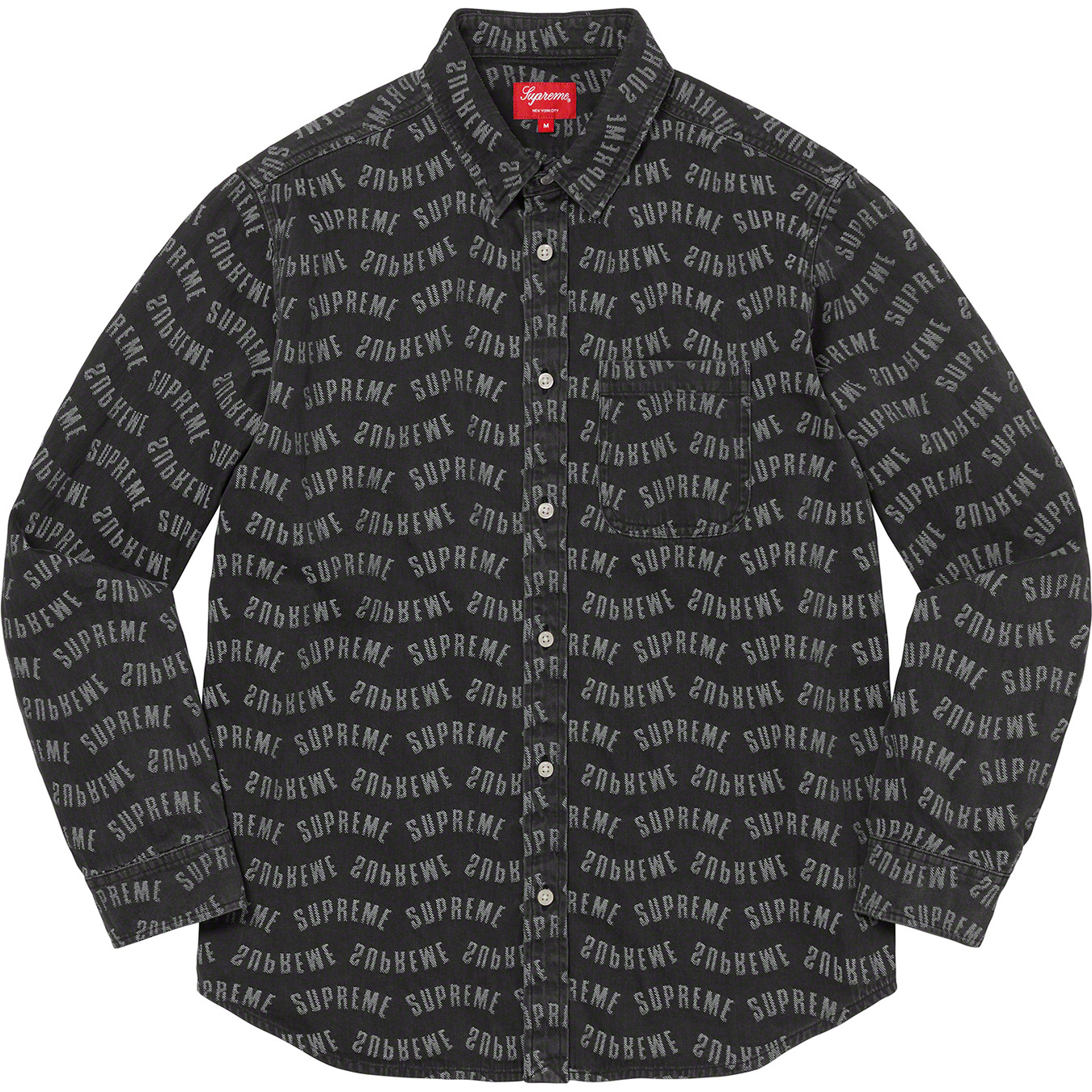 Arc Jacquard Denim Shirt - spring summer 2022 - Supreme