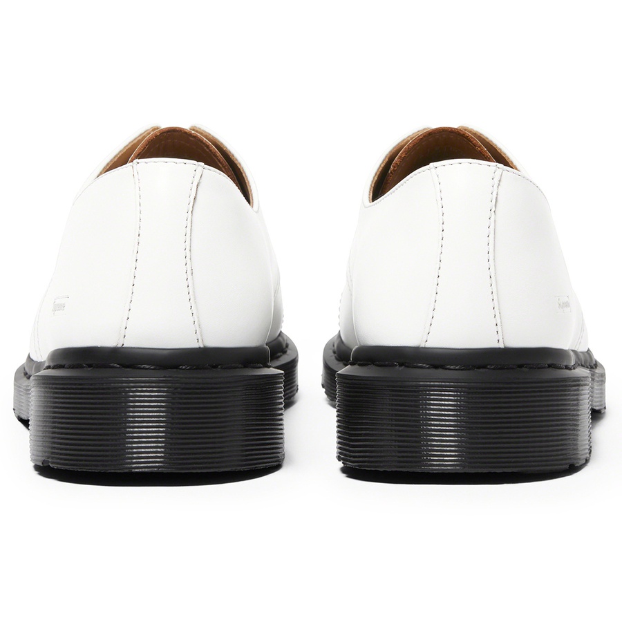 Details on Supreme Dr. Martens Spiderweb 3-Eye Shoe White from spring summer
                                                    2022 (Price is $178)