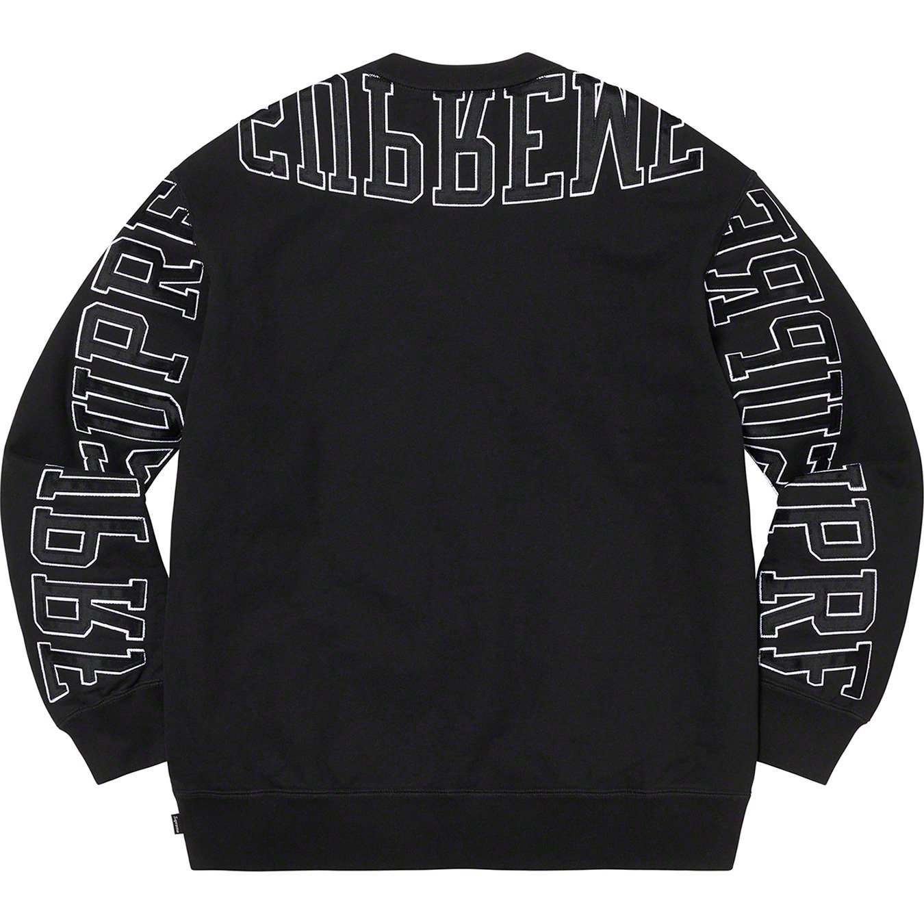 Supreme Multi Arc Crewneck BlackSupreme Multi Arc Crewneck Black - OFour