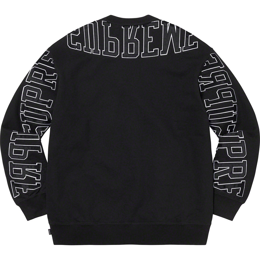 Details on Multi Arc Crewneck Black from spring summer
                                                    2022 (Price is $158)