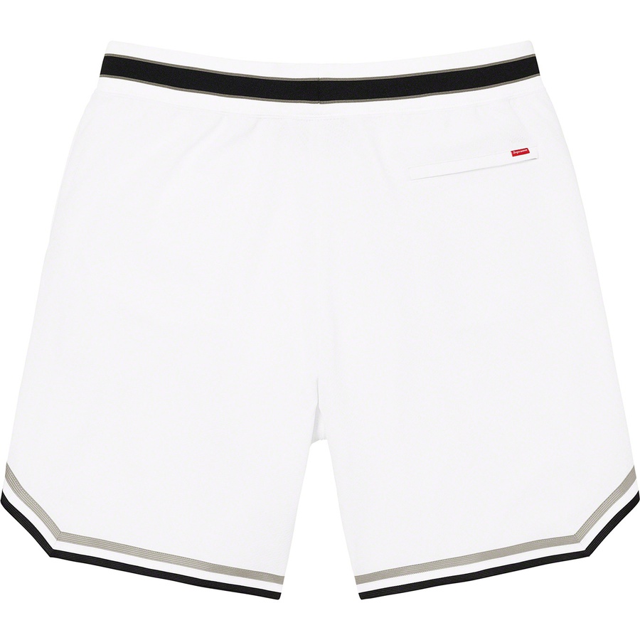 Details on Faux Croc Basketball Short White from spring summer 2022 (Price is $110)