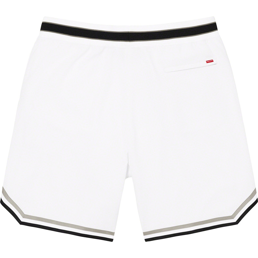 Details on Faux Croc Basketball Short White from spring summer
                                                    2022 (Price is $110)