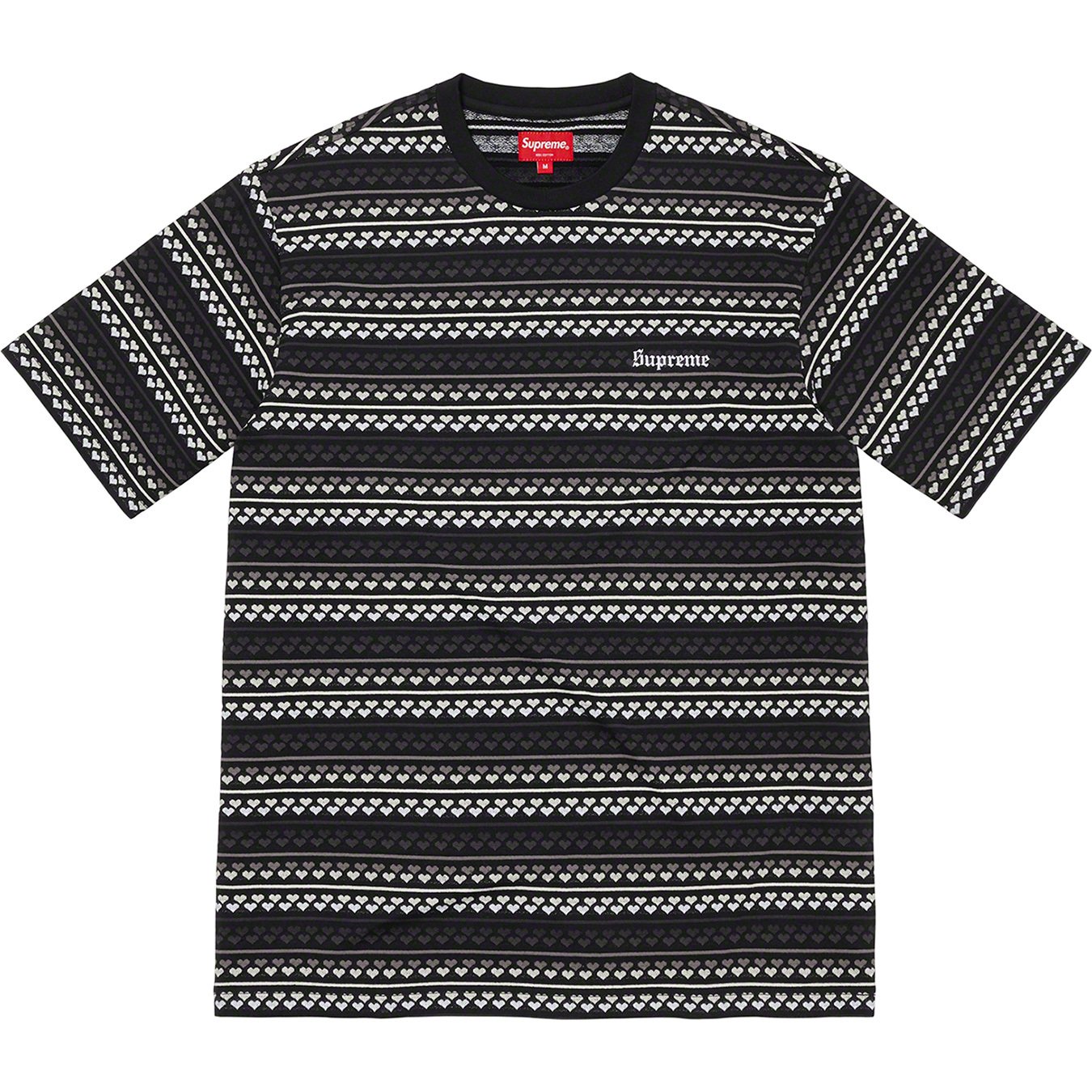 Hearts Jacquard S S Top - spring summer 2022 - Supreme