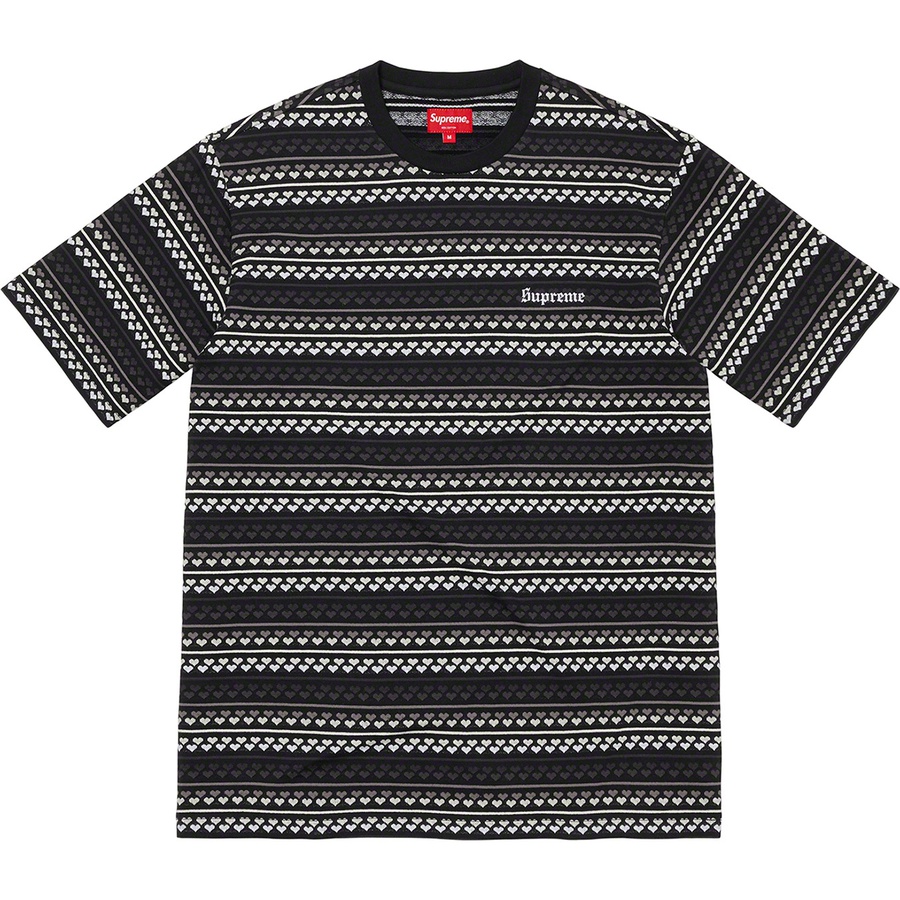 Hearts Jacquard S S Top - spring summer 2022 - Supreme