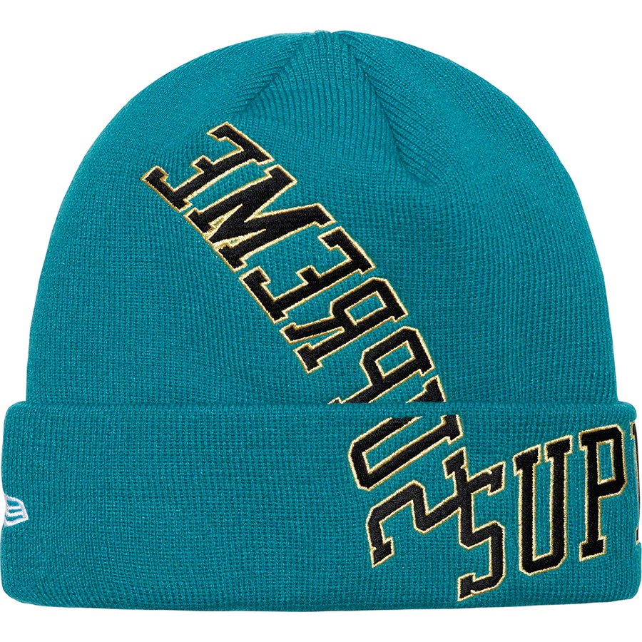 Supreme New Era Multi Arc Beanie (SS22) - Teal - $40