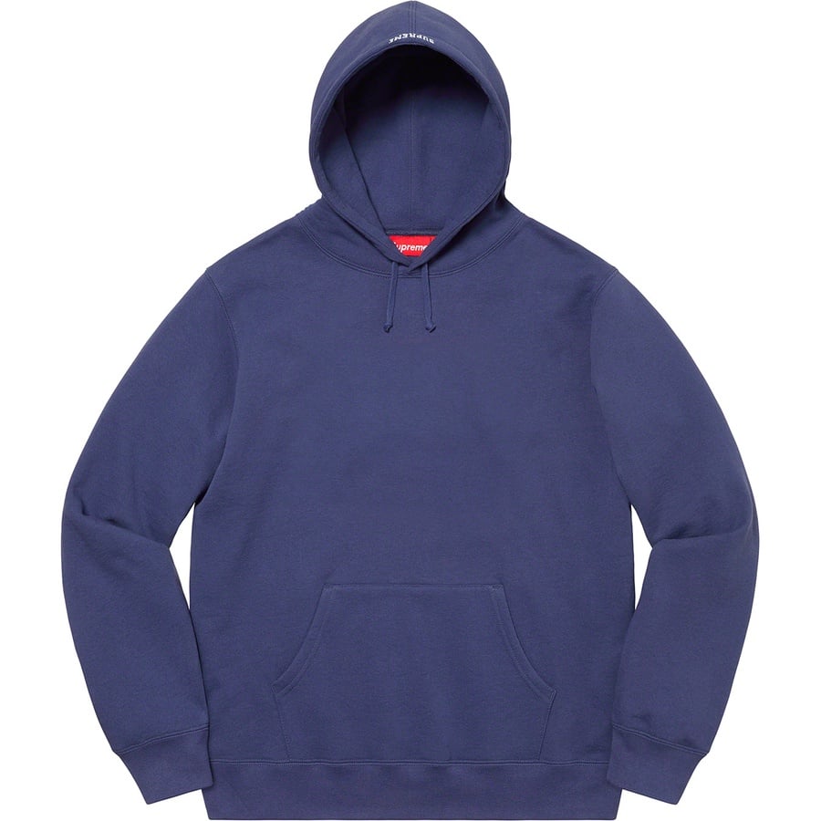 Details on Malcolm X Hooded Sweatshirt Washed Navy from spring summer 2022 (Price is $168)