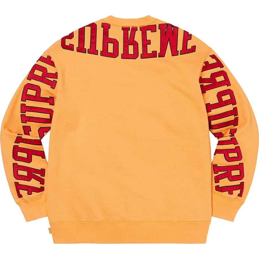 Details on Multi Arc Crewneck Dusty Gold from spring summer
                                                    2022 (Price is $158)