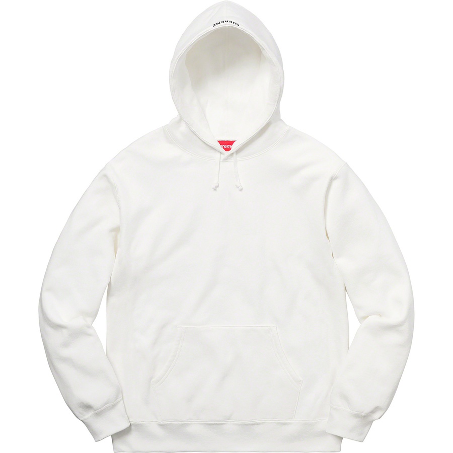 Details on Malcolm X Hooded Sweatshirt White from spring summer 2022 (Price is $168)