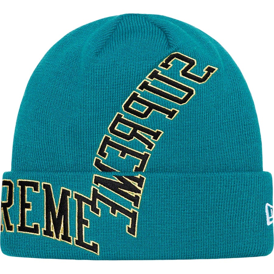 Supreme New Era Multi Arc Beanie (SS22) - Teal - $40