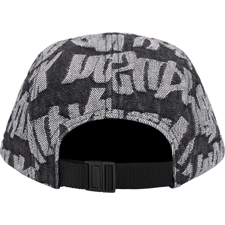 Details on Fat Tip Jacquard Denim Camp Cap Black from spring summer
                                                    2022 (Price is $48)